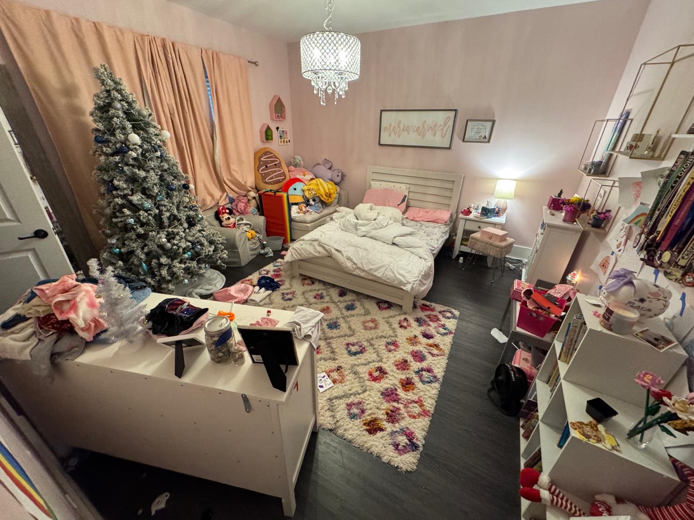Kids room before cleaning