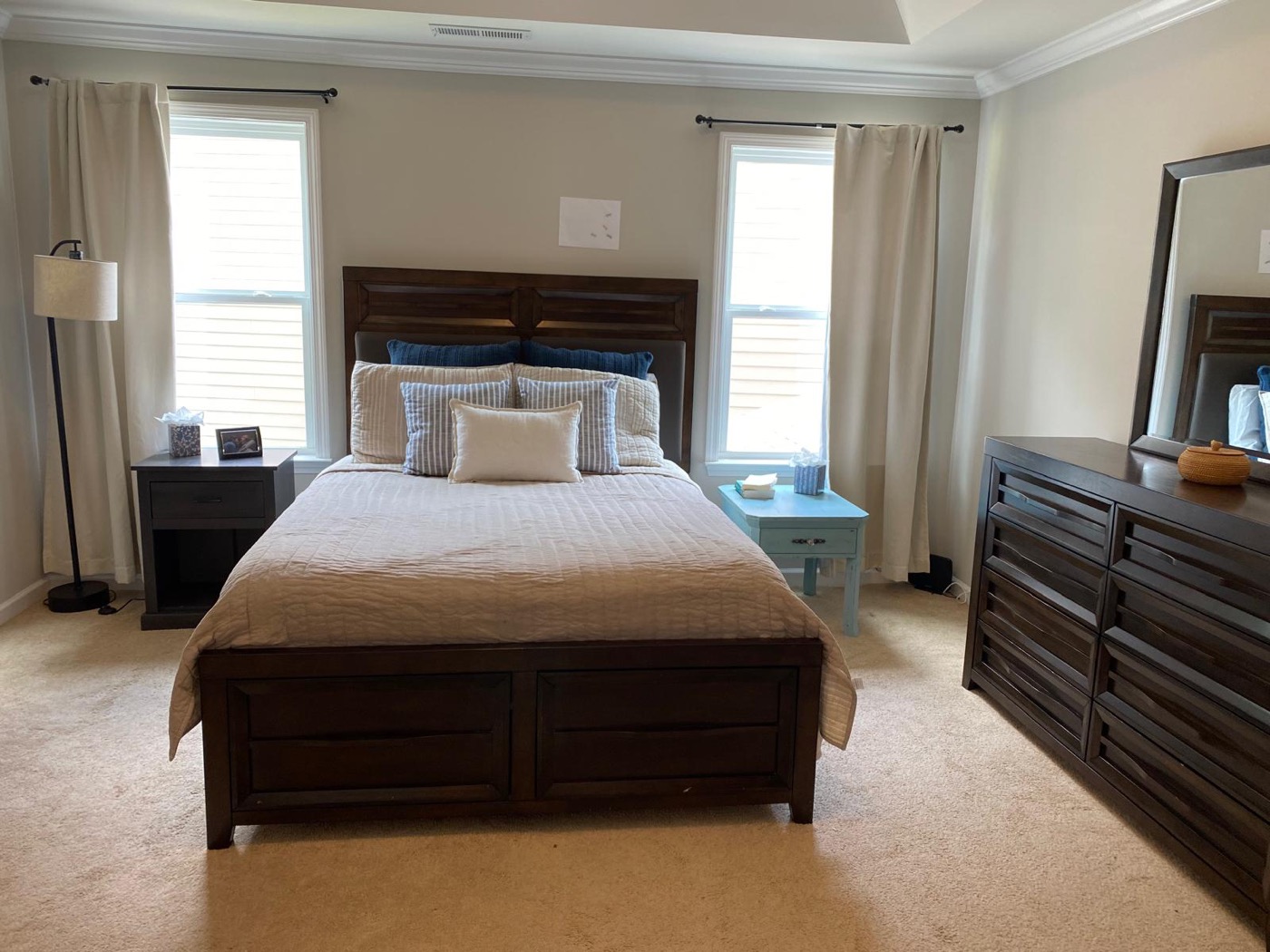 Bedroom cleaned by Bianca's Cleaning Services