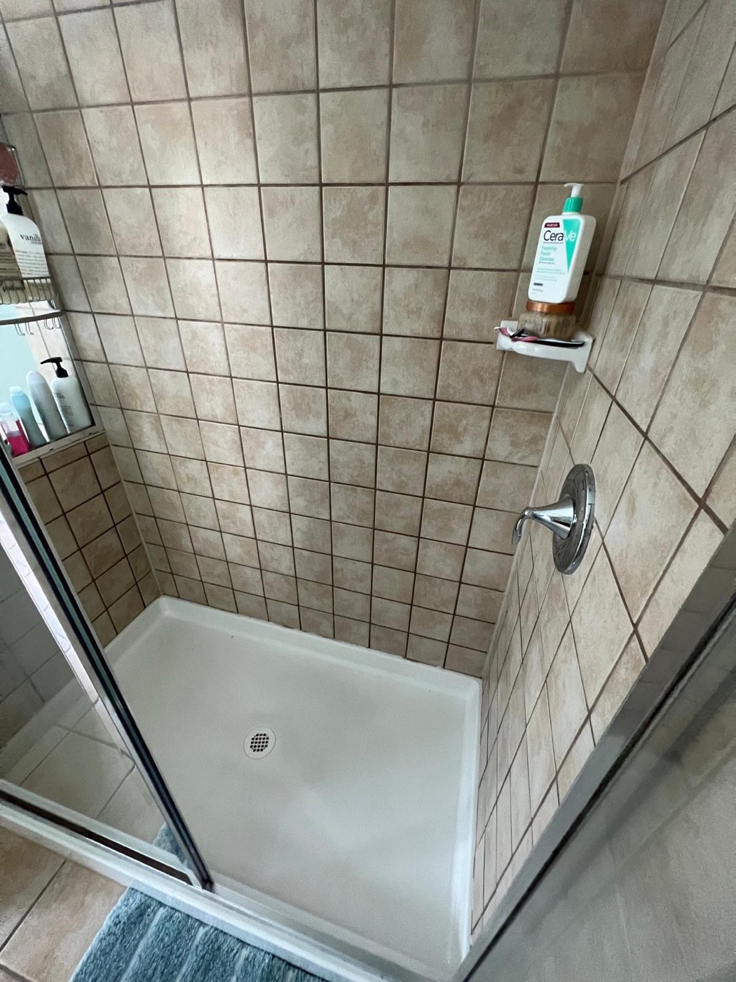 Shower after cleaning